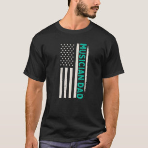 Patriotic Music Singer Karaoke Opera Musiker Vater T-Shirt
