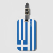 Patriotic National Flag Gepäckanhänger (Vorderseite Vertikal)
