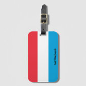 Patriotic national flag gepäckanhänger (Vorderseite Vertikal)