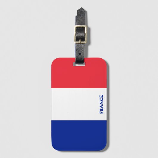 Patriotic national flag gepäckanhänger (Vorderseite Vertikal)