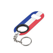 Patriotic national flag mini flaschenöffner (Rückseite Schrägansicht)