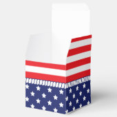 Patriotic Nautical Anchor Baby Dusche Geschenkschachtel (Geöffnet)