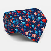 Patriotic Necktie Krawatte (Gerollt)
