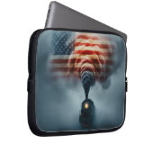 Patriotic Neoprene Laptop Sleeve  (Vorne Rechts)