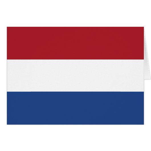 Patriotic Netherlands Flag (Vorderseite (Horizontal))
