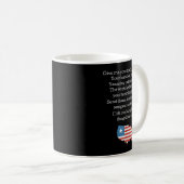 Patriotic New Colossus Emma Lazarus Quote Usa Gift Kaffeetasse (VorderseiteRechts)