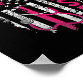 Patriotic Nurse Gift Flag Schließ School RN Poster (Ecke)