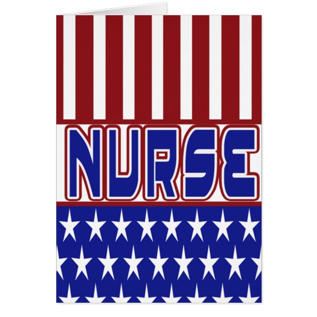 PATRIOTIC NURSE USA FLAG (Vorne)