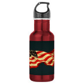 Patriotic Old Glory Stainless Steel Water Flasche Trinkflasche (Vorderseite)