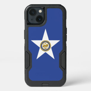 Patriotic OtterBox iPhone 13 Case, Houston-Flagge