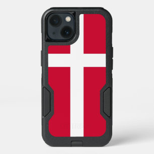 Patriotic OtterBox iPhone 13 Fall, Dänemark Flagg