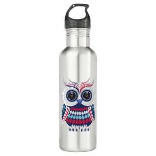Patriotic Owl Edelstahlflasche