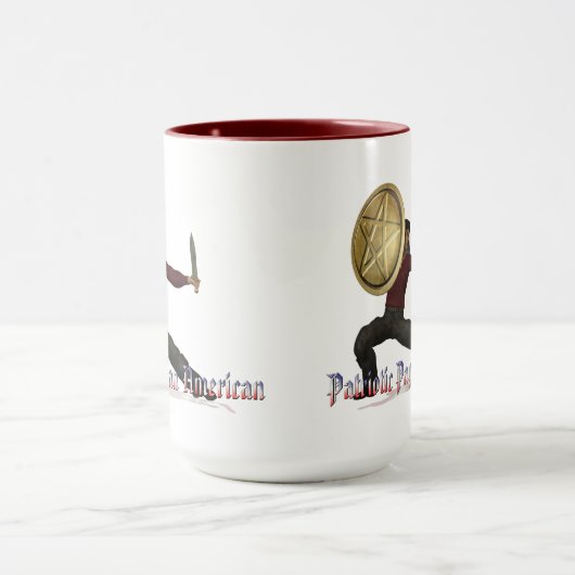 Patriotic Pagan American Tasse (Zentrum)