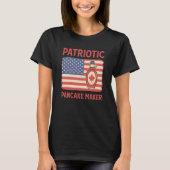 Patriotic Pancake Maker Waffle Flapjack Pancake Ma T-Shirt (Vorderseite)