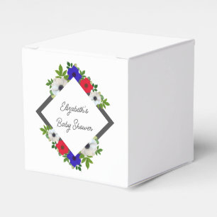 Patriotic Panda Anemone Baby Shower Geschenkschachtel