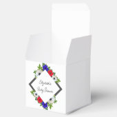 Patriotic Panda Anemone Baby Shower Geschenkschachtel (Geöffnet)