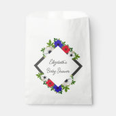 Patriotic Panda Anemone Baby Shower Geschenktütchen (Vorderseite)