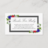 Patriotic Panda Anemone Books for Baby Card Begleitkarte (Vorderseite)