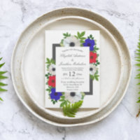 Patriotic Panda Anemone Wedding