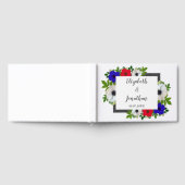Patriotic Panda Anemone Wedding Gästebuch (Voll)