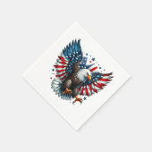 Patriotic Paper Napkins Serviette (Ecke)