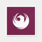 Patriotic paper napkins with flag of Phoenix City Serviette (Vorderseite)