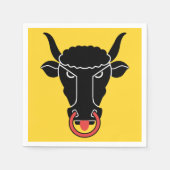 Patriotic paper napkins with flag of Uri, Swiss Serviette (Vorderseite)