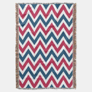 Patriotic Pattern Throw Blanket Decke