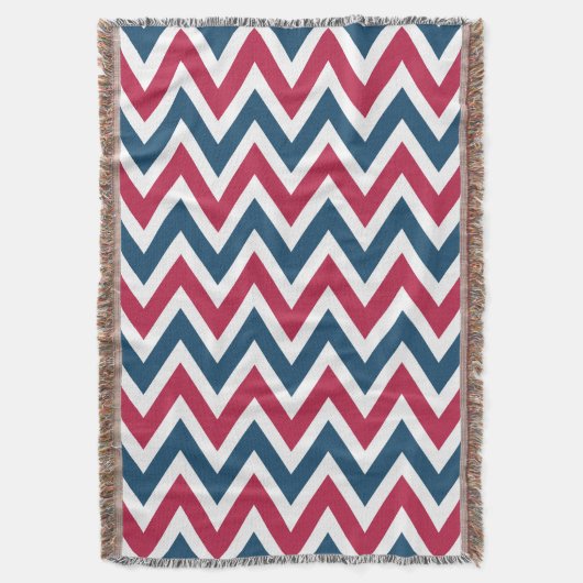 Patriotic Pattern Throw Blanket Decke (Vorderseite Vertikal)