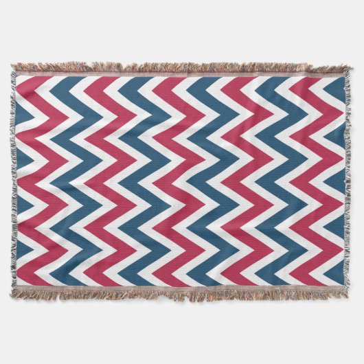 Patriotic Pattern Throw Blanket Decke (Vorderseite)