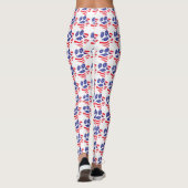 Patriotic Paw Print Leggings (Rückseite)