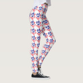 Patriotic Paw Print Leggings (Rechts)