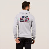 Patriotic Peace Decal Hoodie (Schwarz voll)