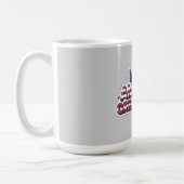 Patriotic Peace Decal Kaffeetasse (Links)