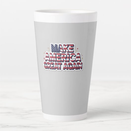 Patriotic Peace Decal Milchtasse (Vorderseite)