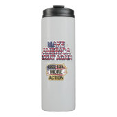 Patriotic Peace Decal Thermosbecher (Vorderseite)