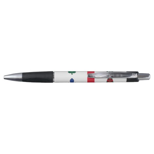 Patriotic Pen with flag of Montreal, Canada Kugelschreiber (Rückseite)