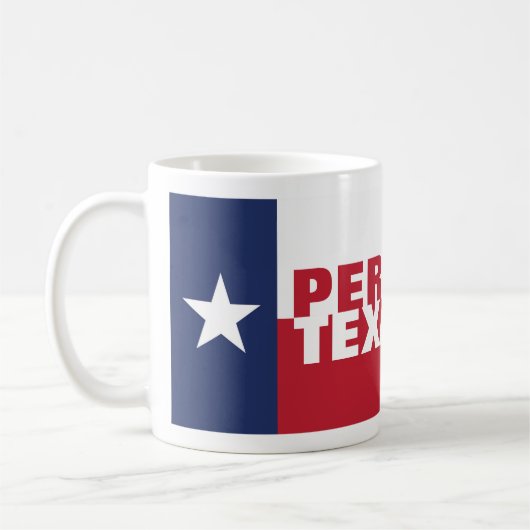 Patriotic PERFECT TEXAN Kaffeetasse (Links)