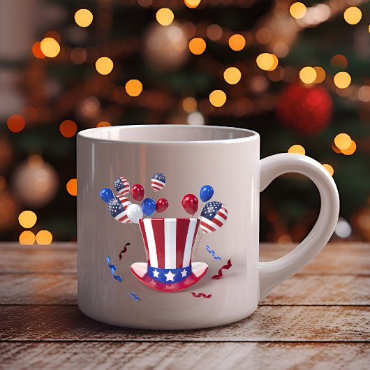 Patriotic Perk: USA Independence Day Coffee Tasse