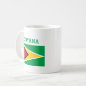 Patriotic Personalisiert GUYANA Kaffeetasse (Vorderseite Links)
