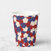 Patriotic Petunias Pappbecher (Rückseite)
