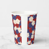 Patriotic Petunias Pappbecher (Links)