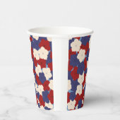 Patriotic Petunias Pappbecher (Rechts)