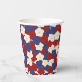 Patriotic Petunias Pappbecher (Vorderseite)