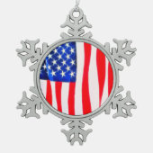 Patriotic Pewter Ornament (Vorderseite)