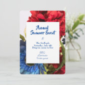 Patriotic Picnic Einladung (Stehend Vorderseite)