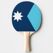 Patriotic, ping pong paddle with Flag of Minnesota Tischtennis Schläger (Vorderseite)