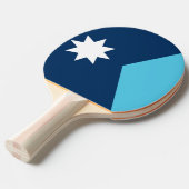 Patriotic, ping pong paddle with Flag of Minnesota Tischtennis Schläger (Vorderseite)