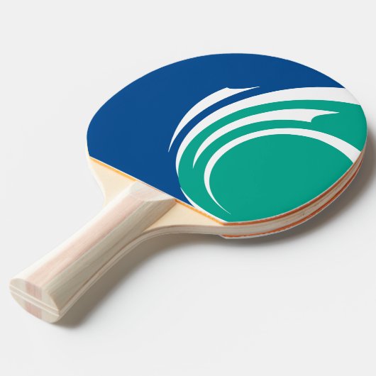Patriotic, ping pong paddle with Flag of Ottawa Tischtennis Schläger (Vorderseite)