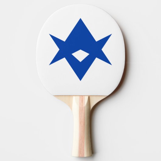 Patriotic, ping pong paddle with Flag of Toyota  Tischtennis Schläger (Rückseite)